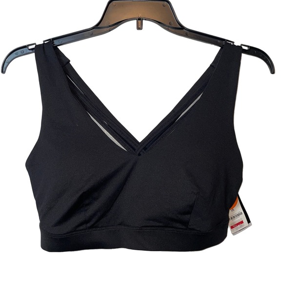 ID IDEOLOGY Plus Size Match Set Sports Bra black 1x - Picture 1 of 6